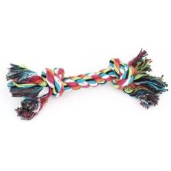 uxcell Braided Bone Rope Chew Knot Practice Training Pets Toy Gift, Multicolor