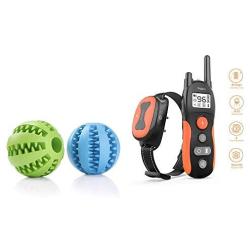 PetInn Dog Training Collar Bundle with Dog Treat Toy Ball