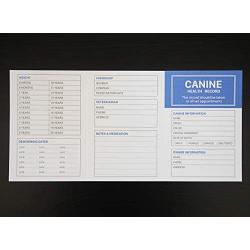 Dog Vaccination Record – 30 Pack Dog Vaccines Record, Puppy Shot Record 4.9 x 3.4 Inches