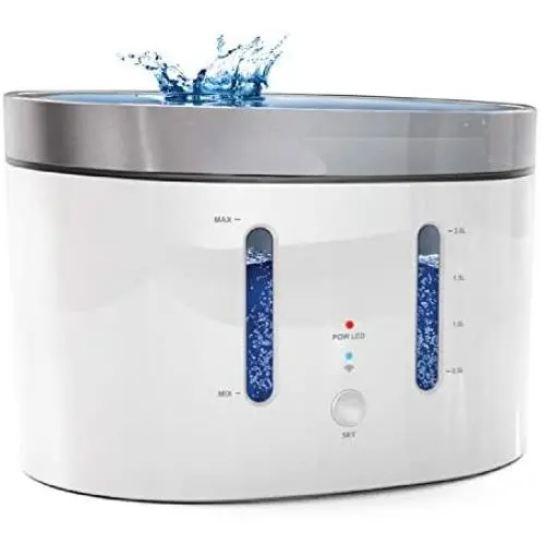Home Zone Pet Water Fountain - Smart Wireless Water Fountain for Small Cats and Dogs, 2L Home Zone Pet Water Fountain - Smart Wireless Water Fountain for Small Cats and Dogs, 2L