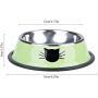 Legendog 3PCS Pet Bowl Stainless Steel Non-Skid Base Dog Bowl Cat Bowl with 2 Food Scoop