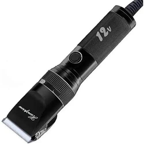 HANSPROU Dog Shaver Clippers High Power Dog Clipper for Thick Heavy Coats Low Noise Plug-in Pet Trimmer Pet Professional Grooming Clippers with Guard Combs Brush for Dogs Cats and Other Animals HANSPROU Dog Shaver Clippers High Power Dog Clipper for Thick Heavy Coats Low Noise Plug-in Pet Trimmer Pet Professional Grooming Clippers with Guard Combs Brush for Dogs Cats and Other Animals