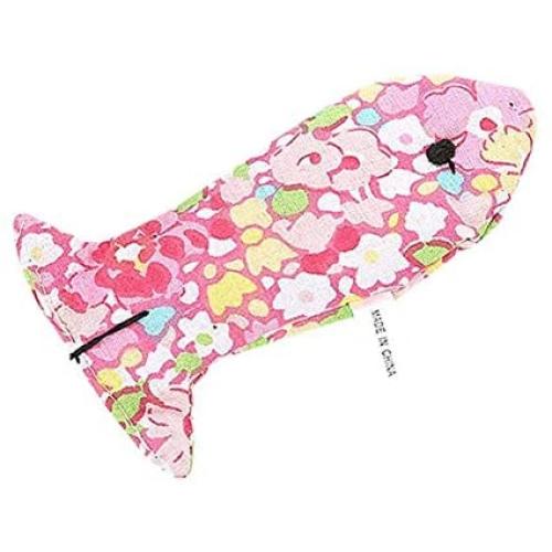 Hengzhi Catnip Toy Cute Small Bear/Rabbit Canvas,pet Toy for Kitten Scratch Resistant