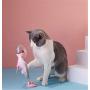 JKQ Suction Cup Swing Spring Feather Tumbler Leak Food Ball Pet Toy Mouse Funny Cat Toy Cat Toy Flash Ball