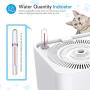 isYoung Cat Water Fountain,84oz/2.5L Quiet Automatic Pet Fountain with 5 Replacement Filters and Cleaning Brushes for Cats,Dogs