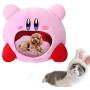 Puppy Pet Cat Dog Soft Nest Dog Bed Cute Kirby Plush Small Pet House Sleeping Mat Pet Supplies Beds for Medium Cats