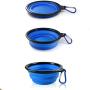 Mr. Peanuts Extra Large 34oz, 7'' Diameter, 2 Pak Collapsible Dog Bowls for Large & Med Dogs, Dishwasher Safe BPA Free Food Grade Silicone, Portable Foldable Travel Bowls for Journeys & Hikes (2 Pak)