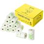 AYLY Biodegradable Dog Poop Bags Unscented, 180 Counts 100% Compostable Poop Bags For Dogs, Leak-Proof Doggie Poo Bags Eco Friendly, Large Doggie & Cat Poop Bags Refills Holder Dispenser for Leash.