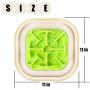Bolux Slow Feeder Dog Bowls, 11''×11'' No-Spill Dog Food Puzzle Bowl, Pet Slow Feeder Lick Mat, Puppy Funny Feeder Bowl, Large & Heavy Dog Dishes, Slow Eating Pet Bowl for Small Medium Large Dogs