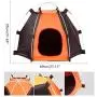 Wohenmang Small Animal Activity Toy Pop-up Tent, Outdoor Waterproof Pet House, Dog Nest Tent Cabin, Portable Pet Tent for Small Dog Cat, Blue+Orange, 27.2 x 21.7 x 20.9inches Wohenmang Small Animal Activity Toy Pop-up Tent, Outdoor Waterproof Pet House, Dog Nest Tent Cabin, Portable Pet Tent for Small Dog Cat, Blue+Orange, 27.2 x 21.7 x 20.9inches