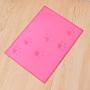 POPETPOP Pet Cat Litter Mat Waterproof Dog Puppy Kitten Dish Bowl Food Water Placemat 30 x 40cm (Rose Red)