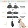 WINSEE Collapsible Dog Bowls Water, Portable Travel Pet Food Feeding Cat Bowl, Foldable Expandable Cup Dish with No Spill Non-Skid Silicone Mat, Free Frisbee& Carabiner for Traveling, Hiking, Camping