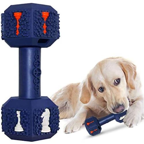 Hswaye Dog Chew Toys for Aggressive Chewers,Food Grade Non-Toxic Dental Pet Toy,Tough Durable Indestructible Dog Toys for Medium Large Dogs.Blue.