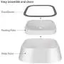 Dog Water Bowl Spill Proof Pet Splash-Free Water Bowl Cat Water Feeder Bowls Pet Bowl for Puppy Dogs,Pets - Keep Water Fresh,1L Dog Water Bowl Spill Proof Pet Splash-Free Water Bowl Cat Water Feeder Bowls Pet Bowl for Puppy Dogs,Pets - Keep Water Fresh,1L