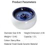 Ceramic pet Fountain Ceramic Pets Water Dispenser Fountain Pet Supplies Automatic Mute Suitable for Cats and Dogs Filtered Water Ceramic Design and Easy to Clean
