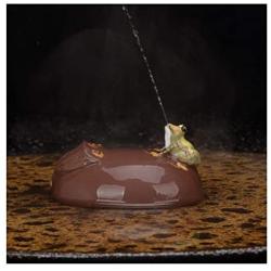 MADONG tea pet fountain (Color : Black)