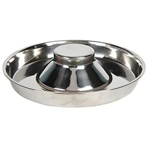 Mekek Stainless Steel Dog Bowl Slow Feed Dog Bowl, Slow Feeder Dog Bowls Stops Dog Food Gulping, Dog Food and Water Bowl Mekek Stainless Steel Dog Bowl Slow Feed Dog Bowl, Slow Feeder Dog Bowls Stops Dog Food Gulping, Dog Food and Water Bowl