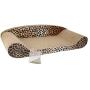 SHUTAO Harden Corrugated Paper Pet Cat Toy Cat Sofa Claws Grinding Board with Catnip (Medium Size) Earthy Yellow