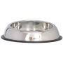 Iconic Pet 96 oz/ 12 Cup Heavy Weight Stainless Steel Elevated High Back Pet Food/Water Bowl with Removable Anti Skid Rubber Ring - Dog/Cat Feeding Bowl in Unique Design is Dishwasher Safe (92190)