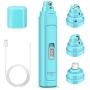 Dog Nail Grinder for Large Dogs, 2 Speed Professional Pet Paw Clippers Trimmers 2000 mAh Rechargeable Eletric Nail File for Large Medium Small Dog Cats