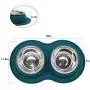 Pet Dog Bowls 2 Stainless Steel Dog Bowl with No Spill Non-Skid Silicone Mat + Pet Food Scoop Water and Food Feeder Bowls for Feeding Small Medium Large Dogs Cats Puppies Pet Dog Bowls 2 Stainless Steel Dog Bowl with No Spill Non-Skid Silicone Mat + Pet Food Scoop Water and Food Feeder Bowls for Feeding Small Medium Large Dogs Cats Puppies