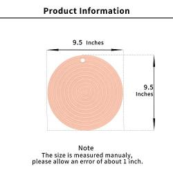 Ptlom Pet Food Mat for Dog and Cat Placemat 2 Pcs, Mat for Prevent Food and Water Overflow, Suitable for Medium and Small Pet,Silicone, 9.5'' 9.5''