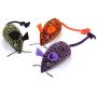 ocijf179 Cat Toy Kitten Plush Simulated Mouse Interaction Cat Toy Bite Resistant Pet Supplies - Green