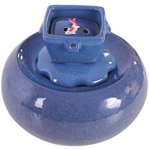 KUANDARM Fountains and Water Features Cat Water Feeder Water Dispenser Mute Circulating Water Handmade Artwork Drinking Fountains for Dogs