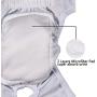 vecomfy Dog Diapers Female for Medium Dogs,(3 Pack) Premium Washable Reusable Leakproof New Born Puppy Nappies,L