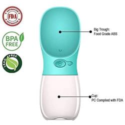 WLYANG Portable Dog Water Bottle Dispenser Travel Drink Cup Pet Feeder Drinking Bowl Outdoor Dog Bottle for Walking