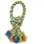 Rope Toys for Dogs Mighty Bright Colored Loops 14 1/2'' Long Rugged Chewing Knots