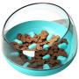 MKLZ Slow Feeder Dog Bowls,Puzzle Dog Bowl Slow Feeders,Fun Slow Feeder Cat Bowl,Round Interactive Tumbler Maze Food Feeder Dish,Pet Bowls(Blue)