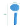 ELSPET Brush for Cat Dog/Shedding Brush with Self-Clean Eject Button/Cat Grooming Brush/Pet Massage Brush, Deshedding Tool for Short and Long Hair, Quick Release Button/Easy to Clean