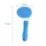 ELSPET Brush for Cat Dog/Shedding Brush with Self-Clean Eject Button/Cat Grooming Brush/Pet Massage Brush, Deshedding Tool for Short and Long Hair, Quick Release Button/Easy to Clean