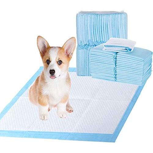 Pets First Premium Training Dog Pads (75 Count) Newest Upgraded 2020 Version - Most Absorbent Puppy Pads. Latest Tech of Doggy Pads for Training Pets & Avoiding Leaks, Blue, Model: TP-6075