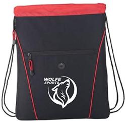 Wolfe Professional Pickleball Sling Bag - Crossbody Backpack for Women & Men - Zipper Pockets with Headphone Anti-Theft Wire Bag in Multicolour