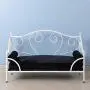 Yoonnie room Pet Bed, Dog Bed with White Metal Frame and Detached Thick Cushion for Small Dog Summer Using Yoonnie room Pet Bed, Dog Bed with White Metal Frame and Detached Thick Cushion for Small Dog Summer Using