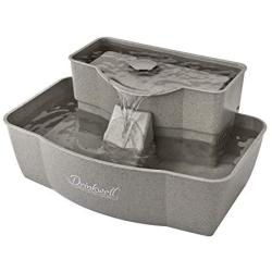 PetSafe Drinkwell Multi-Tier Cat and Dog Drinking Fountain, 100 Oz Capacity Automatic Water Dispenser for Pets, Fresh Free-Flowing Stream, Easy to Clean Hygienic Durable Material, Filters Included