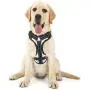 Bolux No Pull Dog Harness, Adjustable Pet Reflective Oxford Soft Vest Harness with Leash Clips for Small Medium Large Dogs, Pet No-Choke Halters with Nylon Handle Bolux No Pull Dog Harness, Adjustable Pet Reflective Oxford Soft Vest Harness with Leash Clips for Small Medium Large Dogs, Pet No-Choke Halters with Nylon Handle