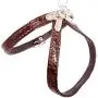 Luxury Brown Real Leather Dog Harness for Toy Breeds with Stud X-Small. Fits for 10''-14'' Chest. Luxury Brown Real Leather Dog Harness for Toy Breeds with Stud X-Small. Fits for 10''-14'' Chest.
