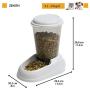 Ferplast Zenith Cat and Dog Food Dispenser, 29.2 x 20.2 x 28.8 cm, 3 Liter
