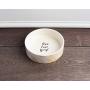 Park Life Designs Large Pet Bowl, Daze Pattern, 8-1/2 inch Heavyweight Ceramic Dish Stays Put, Microwave and Dishwasher Safe