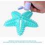 Webliew Pet Dog Toy Starfish，Squeaky Dog Toothbrush Pets Outdoor Interactive Training Puzzle Dog Toys,Suitable for Small Pet Dogs, Large Pet Dogs