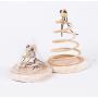 Cat Mice Toy, Ji Speed Spring Spiral Cat Kitty Toy with Mouse Interactive Cat Teaser Toys-Efficient Way To Keep Your Cats Kitten Entertained, Kitten-sized, Beige
