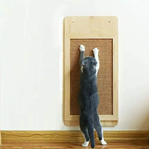 MOUOGO Wall Mounted Scratching Post Place Floor Or Wall Mounted, Durable Sisal Board Scratcher for Cats Health and Good Behavior,Wall Cat Scratcher Scratching Board for Cats MOUOGO Wall Mounted Scratching Post Place Floor Or Wall Mounted, Durable Sisal Board Scratcher for Cats Health and Good Behavior,Wall Cat Scratcher Scratching Board for Cats