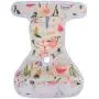 LUXJA Reusable Female Dog Diapers (Pack of 3), Washable Wraps for Female Dog (Large 2, Flamingos+Polar Bears+Flowers)