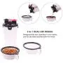 YAKA Dog Travel Water Bottle,Dog Bowls for Traveling Pet Food Container 2-in-1 with 2 Collapsible Dog Bowls for Your Pets Walking and Traveling Portable Drinking Bottle YAKA Dog Travel Water Bottle,Dog Bowls for Traveling Pet Food Container 2-in-1 with 2 Collapsible Dog Bowls for Your Pets Walking and Traveling Portable Drinking Bottle
