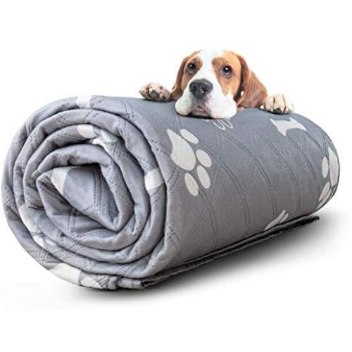 Washable Dog Pee Pad | Extra Large Dog Pee Pad by KLEBOX | Reusable Puppy Pad for Litter Box | Puppy Bed Pee Pad, Waterproof Pet Pad as Training Pad for Dogs, Litter Box Mat and Whelping Pad