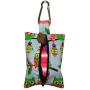 Barkertime Owl with Glitter Dog Poop Bag Dispenser - Made in USA - Great Gift for Dog Owner