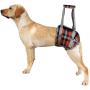 ZJWD Dog Lift Harness,Dog Recovery Sling Lift Harness Portable Pet Rehabilitation Vest,for Small Large Dogs Surgery Recovery Walking Pain Relief,Orange,L